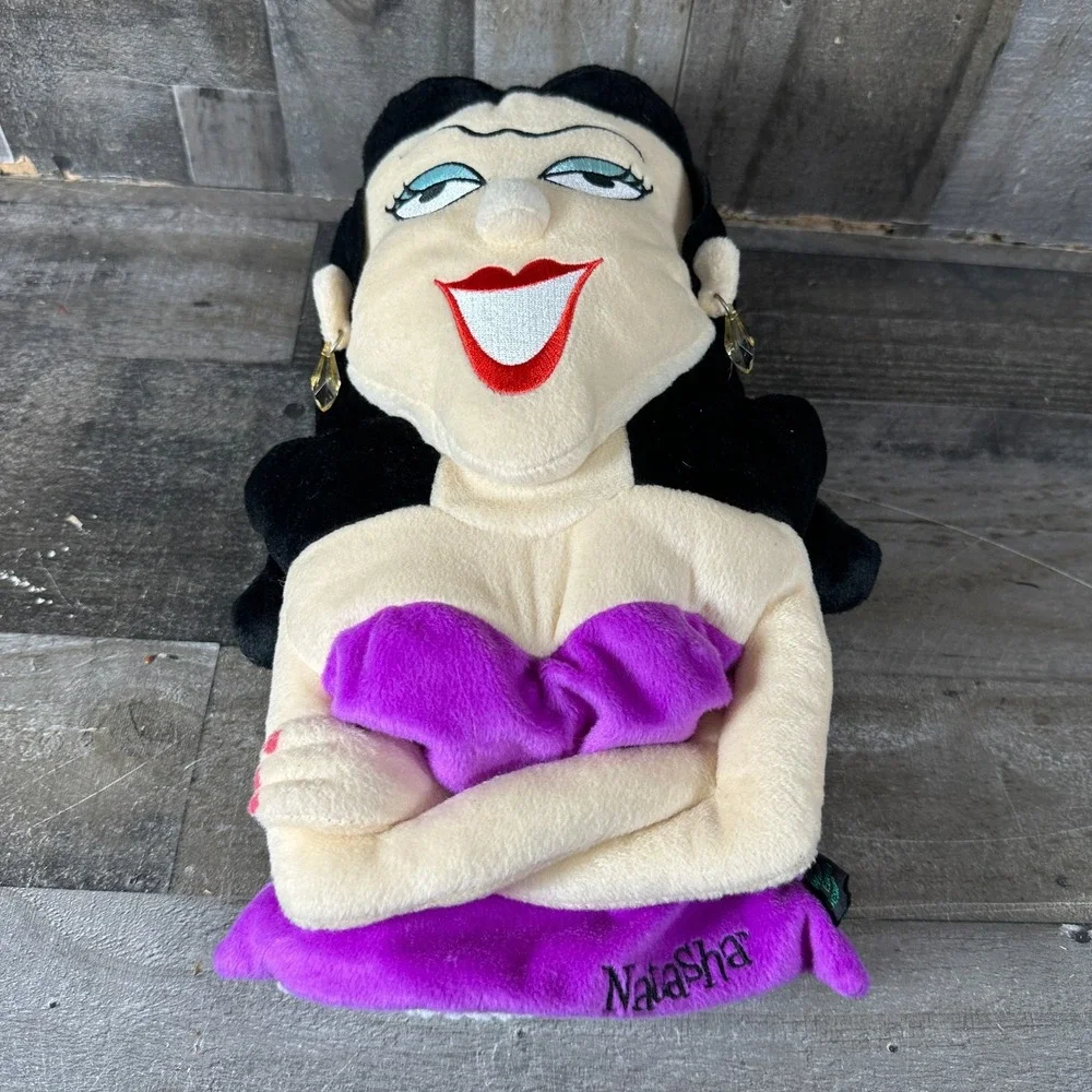 Vintage Natasha Fatale Winning Edge Golf Club Headcover , Rocky Bullwinklee
